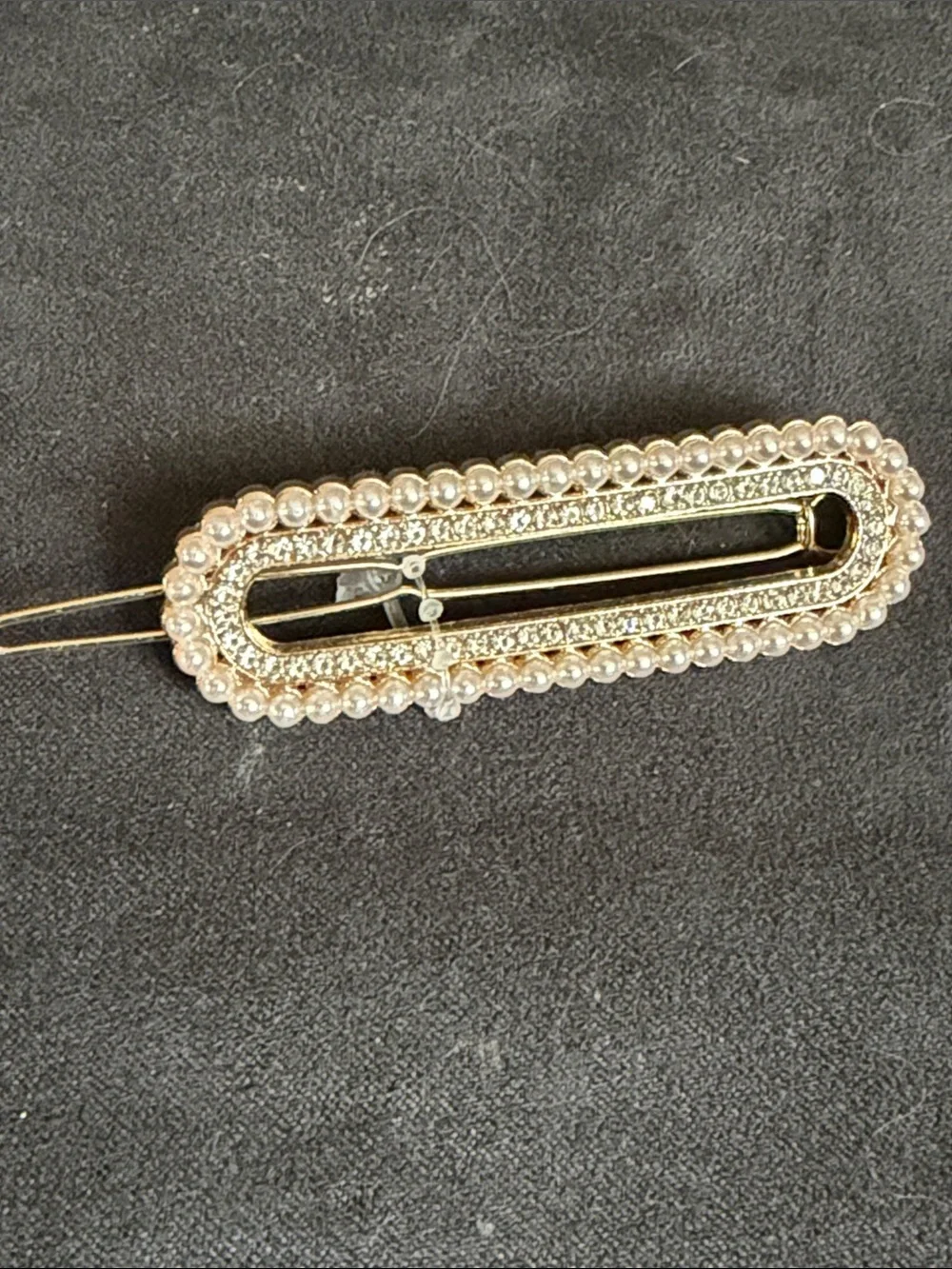 Vintage Pearl Accent Hair Clip Set – Women's Fashion Hair Accessories
